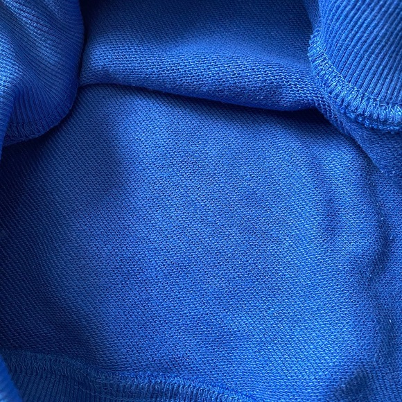 Sp5der Blue Long Sleeve Hooded Spider Print Sweatshirt - Picture 5 of 6